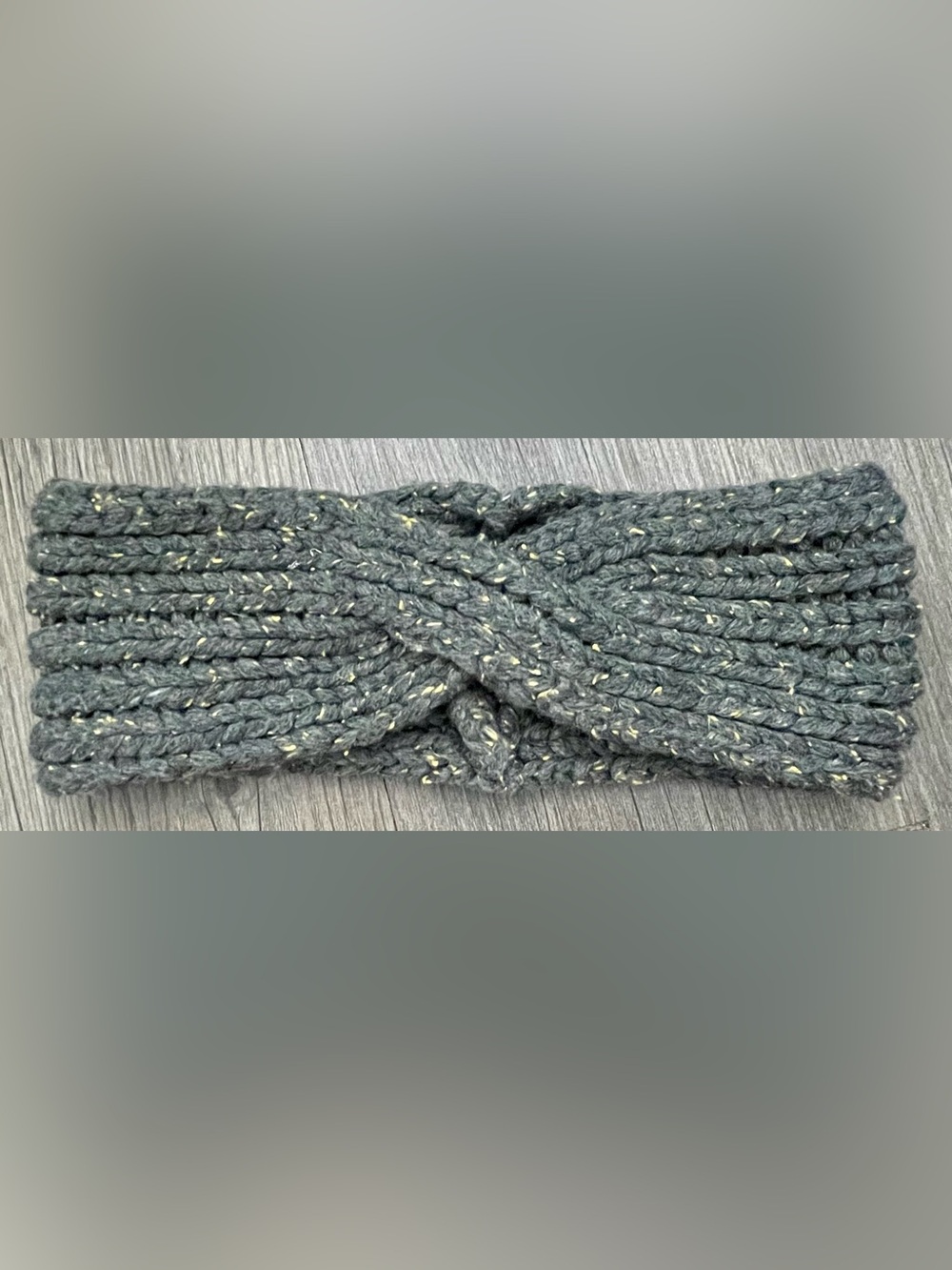 🦆Mossimo Supply Co. Charcoal Knit Headband with Fleck Pattern 🦆